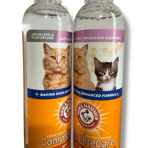 2x Arm & Hammer Dental Water Additive for Cats Complete Care Fresh Breath/Tartar - Picture 7 of 12